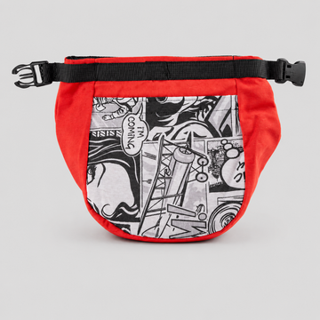 Solid Bucket Chalk Bag COMIC B/W