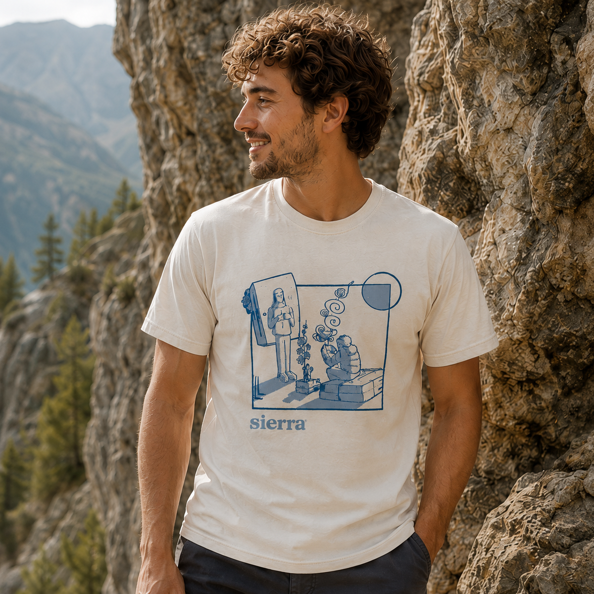 Camiseta Hombre COFFEE CLIMB