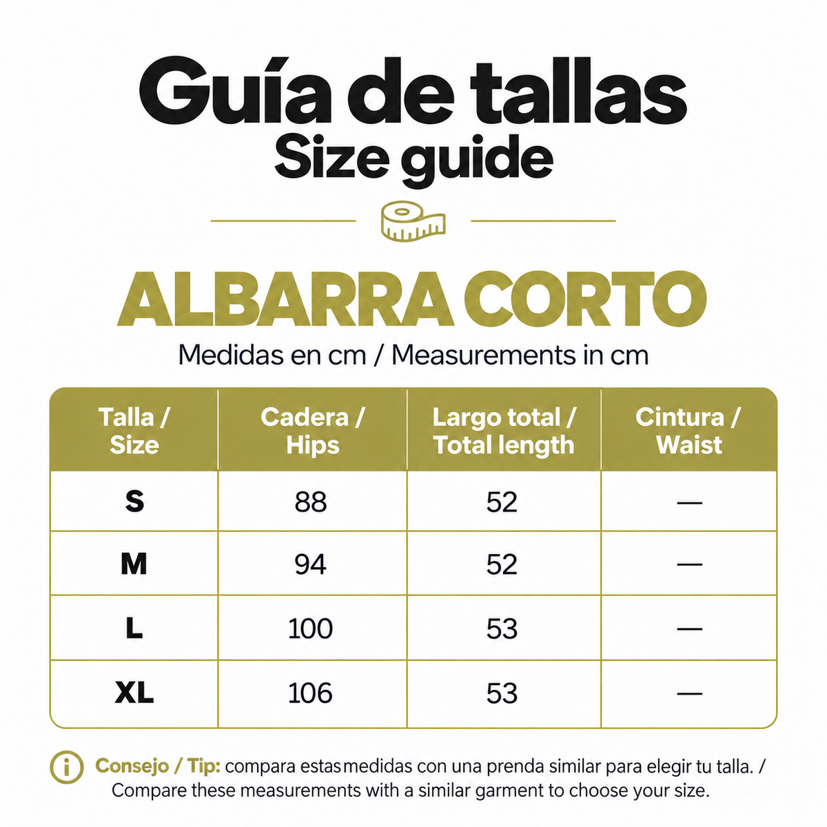 Pantalón corto ALBARRA